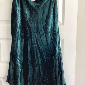 Ann Taylor Emerald Long Skirt - NWT